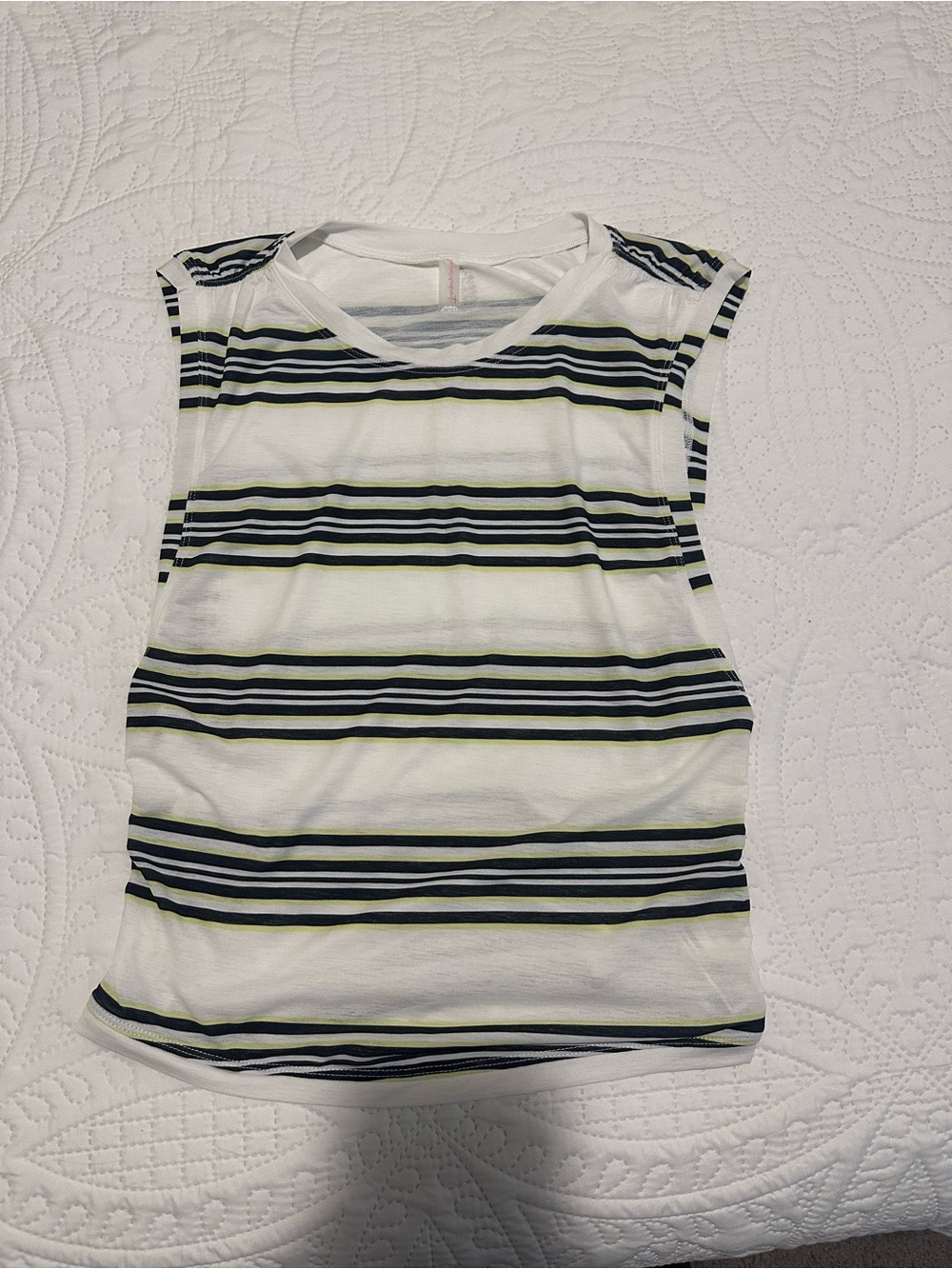 Striped Free People Movement Exercise Tank